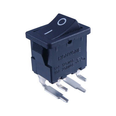 【供應(yīng)4腳船型開(kāi)關(guān)、21*15兩檔船型開(kāi)關(guān),MR6小家電用翹板開(kāi)關(guān)DPST】?jī)r(jià)格,廠家,圖片,電工開(kāi)關(guān),惠州宏利源電器-